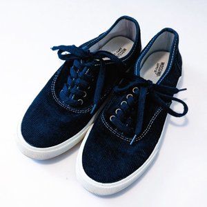 Mossimo Dark Navy Corduroy Sneakers - Size 8 🩷